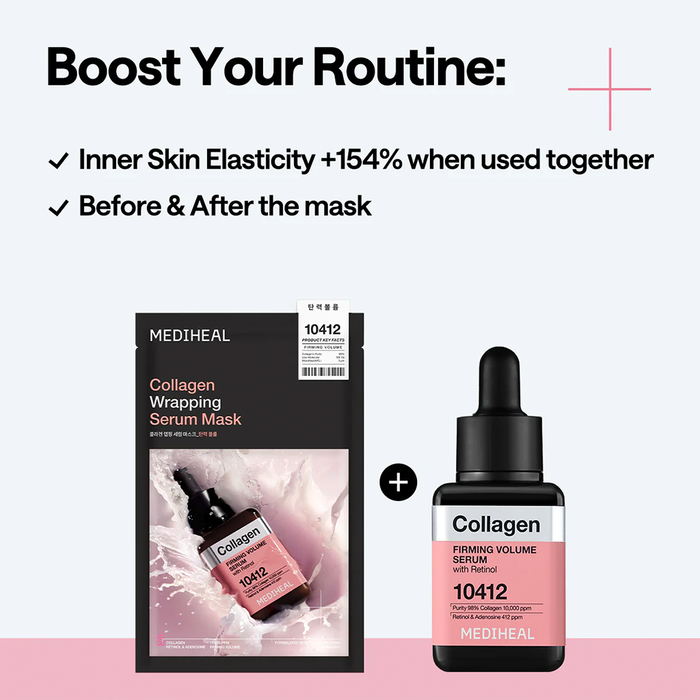 MEDIHEAL Collagen Wrapping Serum Mask 10pcs