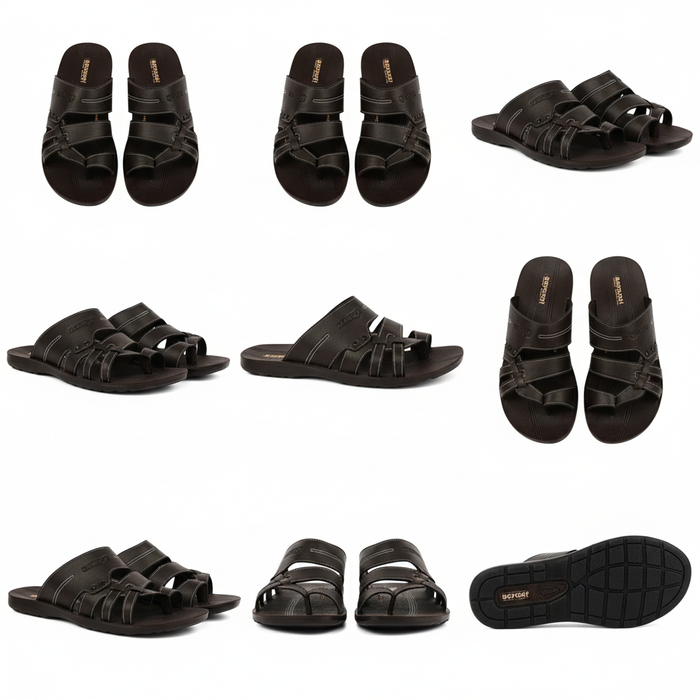 MEN SLIPPER MP-2810 BROWN