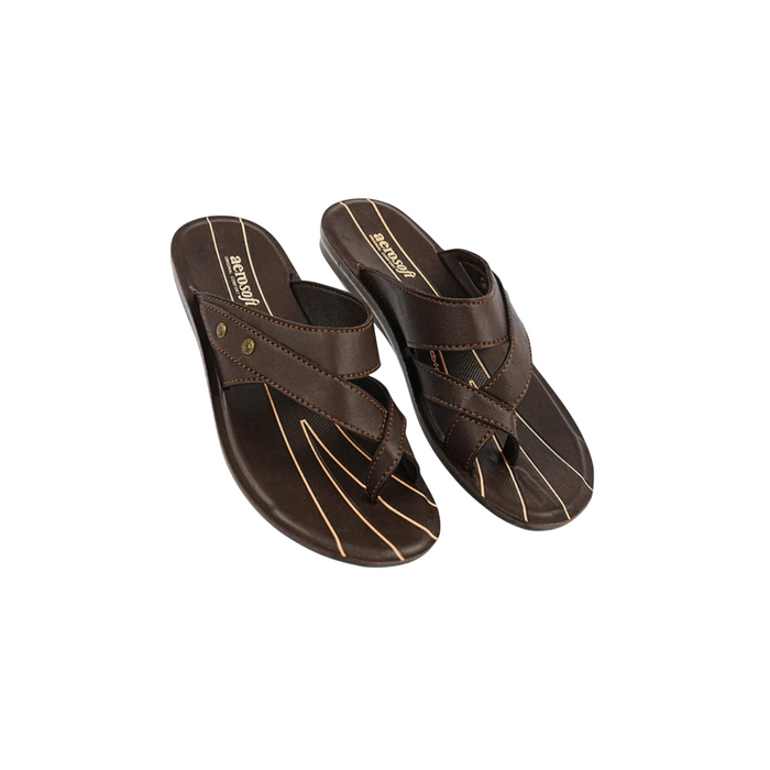 MEN SLIPPER MP-3304 BROWN