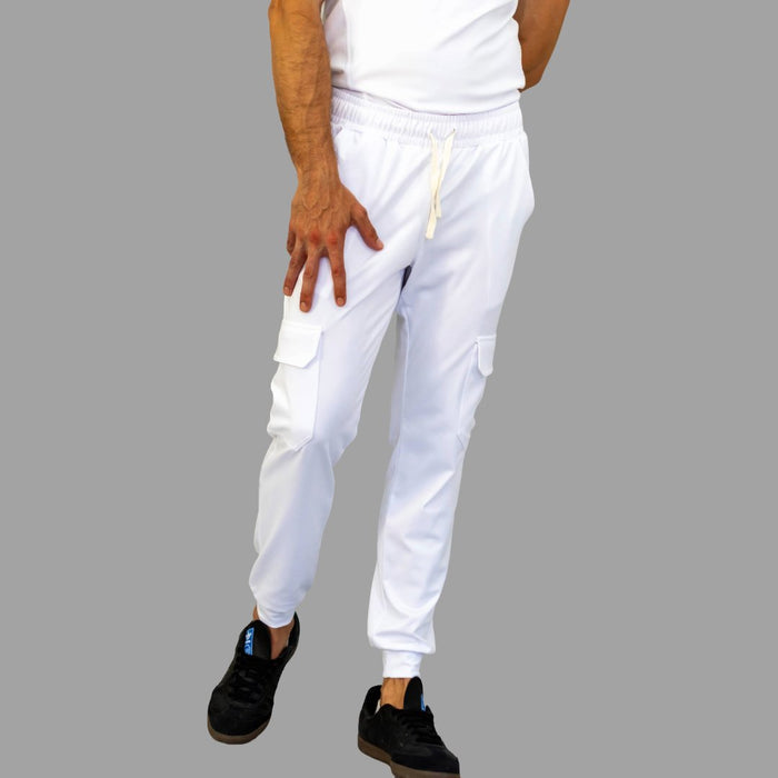 Men's 910 White Super Stretch Jogger Pants