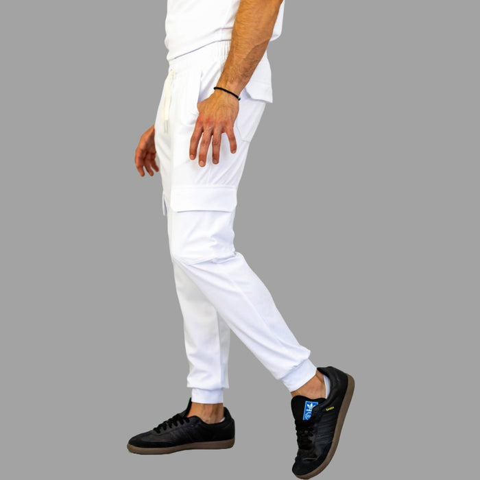Men's 910 White Super Stretch Jogger Pants