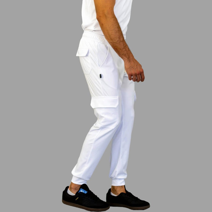 Men's 910 White Super Stretch Jogger Pants