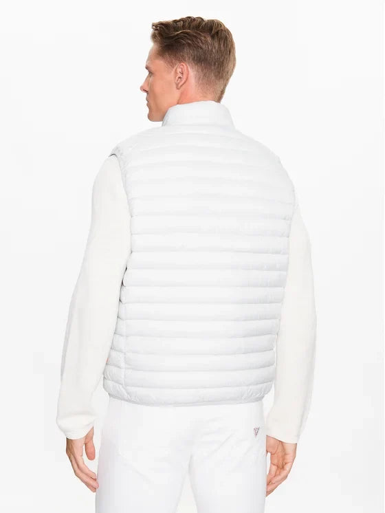 Men's Adam Puffer Vest In Frozen Grey