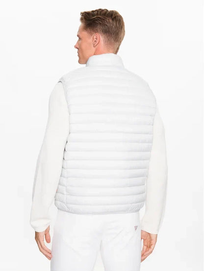 Men's Adam Puffer Vest In Frozen Grey