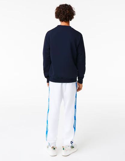 Men's Badge Organic Cotton Sweatshirt 166 MARINE