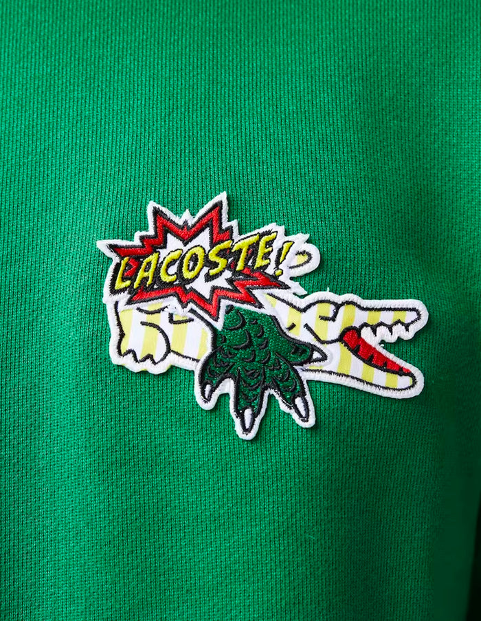 Men's Badge Organic Cotton Sweatshirt Green
