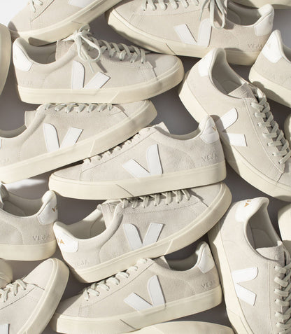 Men's Campo Suede Natural White