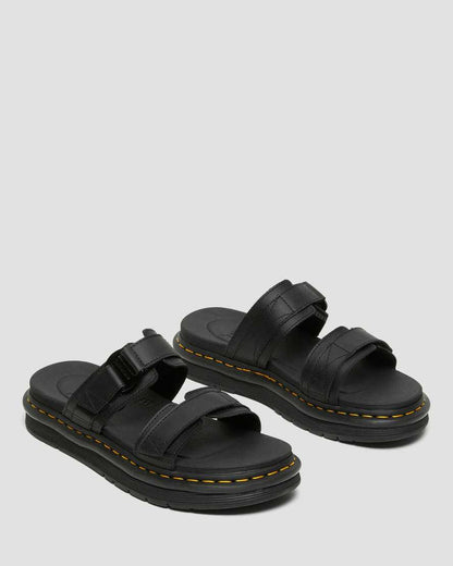 Men's Chilton Leather Slide Sandals Black