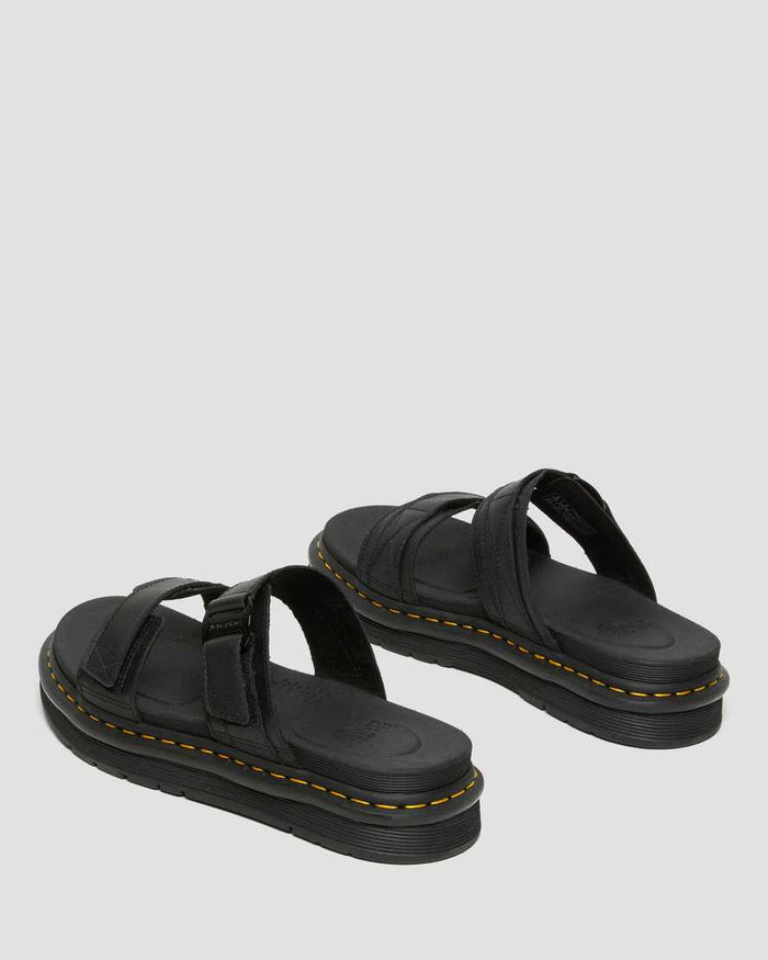 Men's Chilton Leather Slide Sandals Black