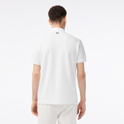 Men’s Lacoste x Netflix Organic Cotton Polo White
