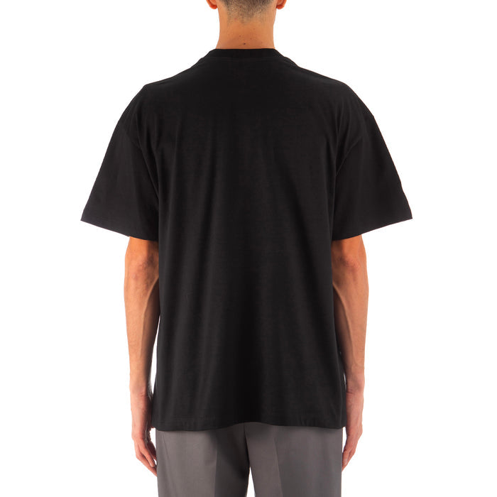 Men's Lithography Print T-shirt Black