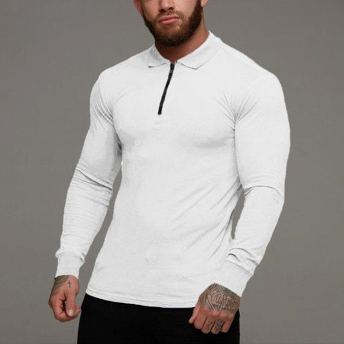 Men’s Long-Sleeve Polo Shirt – Stylish & Versatile Classic