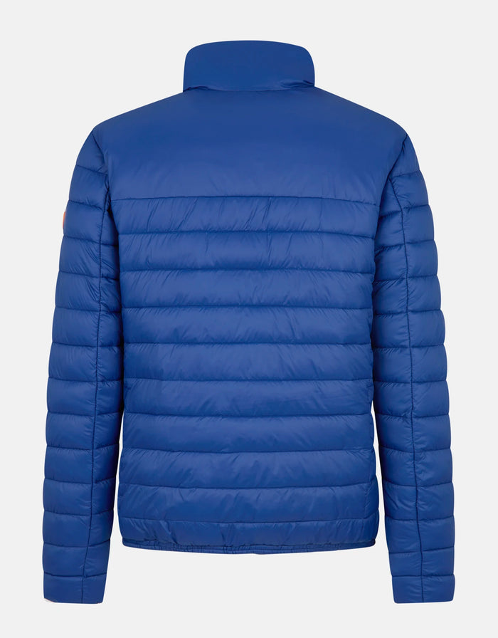 Men's Morgan Faux Fur Lined Jacket With Standing Collar Eclipse Blue