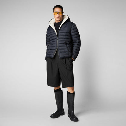 Men's Morus Hooded Jacket In Black