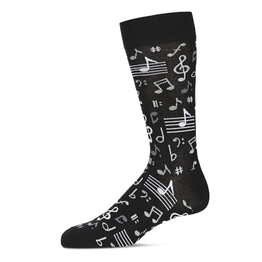 MEN'S MUSICAL NOTES SOCKS