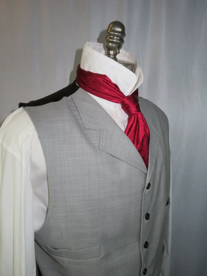 Men's Notch Vest - Silver Grey Tropical