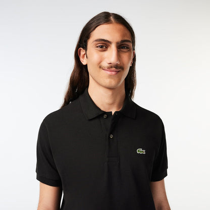 Men's Original L.12.12 Petit Piqué Cotton Polo Black