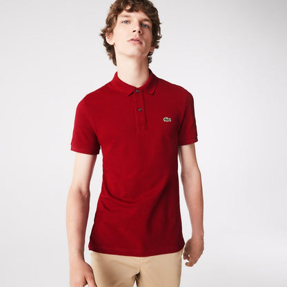 Men's Original L.12.12 Slim Fit Petit Piqué Cotton Polo Bordeaux