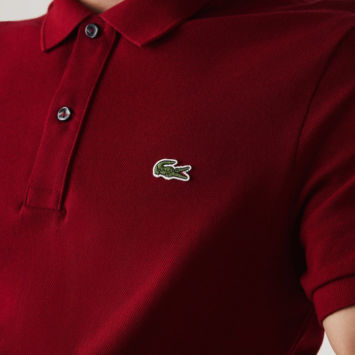 Men's Original L.12.12 Slim Fit Petit Piqué Cotton Polo Bordeaux