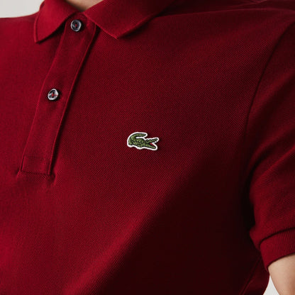 Men's Original L.12.12 Slim Fit Petit Piqué Cotton Polo Bordeaux