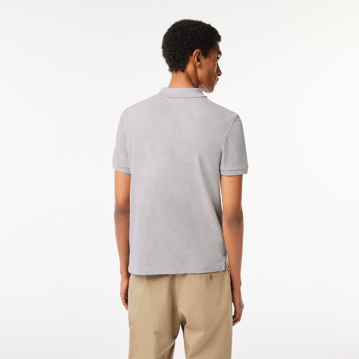 Men's Original L.12.12 Slim Fit Petit Piqué Cotton Polo Grey Chine