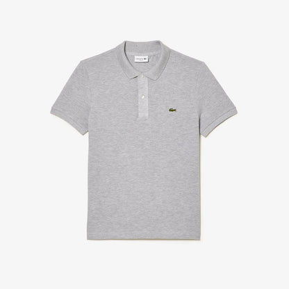 Men's Original L.12.12 Slim Fit Petit Piqué Cotton Polo Grey Chine
