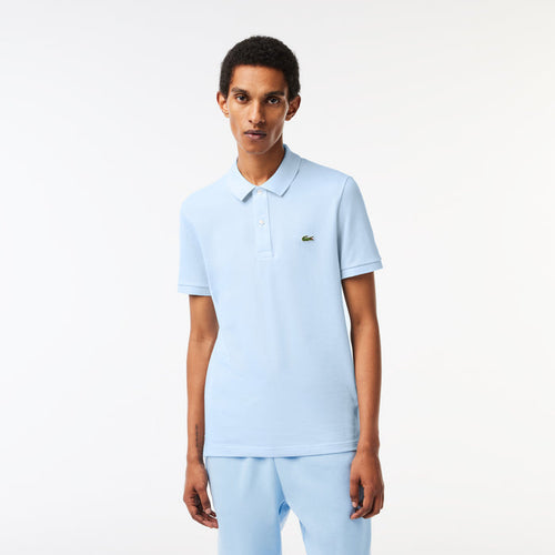 Men's Original L.12.12 Slim Fit Petit Piqué Cotton Polo Light Blue