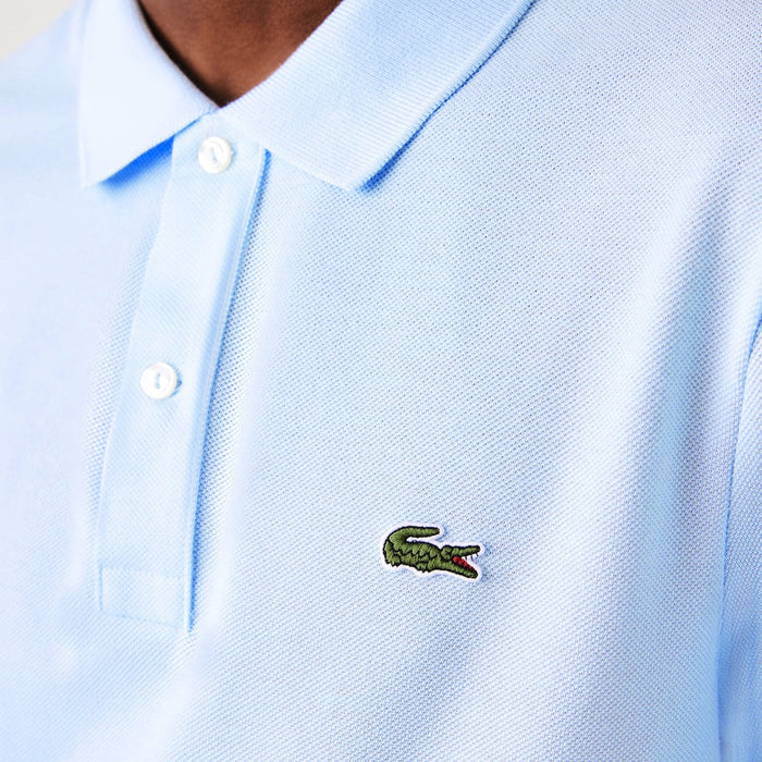 Men's Original L.12.12 Slim Fit Petit Piqué Cotton Polo Light Blue