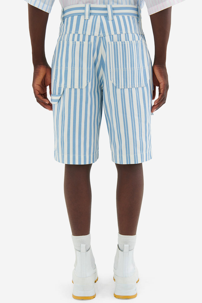 MEN'S OUTDOOR BERMUDA SKY BLUE STRIPES