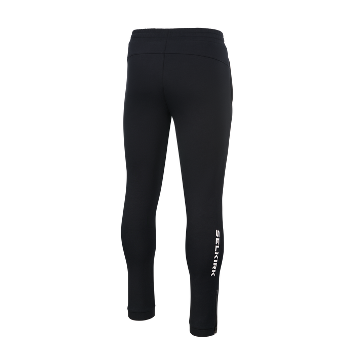 Selkirk pickleball men's joggers pants in black, white, and tan.