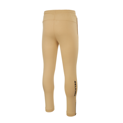Selkirk pickleball men's joggers pants in black, white, and tan.