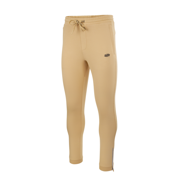 Sandstorm Men’s Pro Line Knit Jogger in beige, made from soft fabric with a drawstring waist