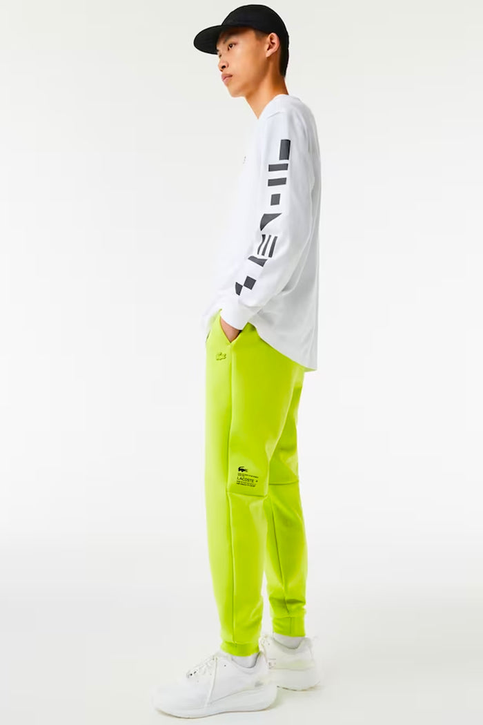 Men's Reflective Print Joggers Lime