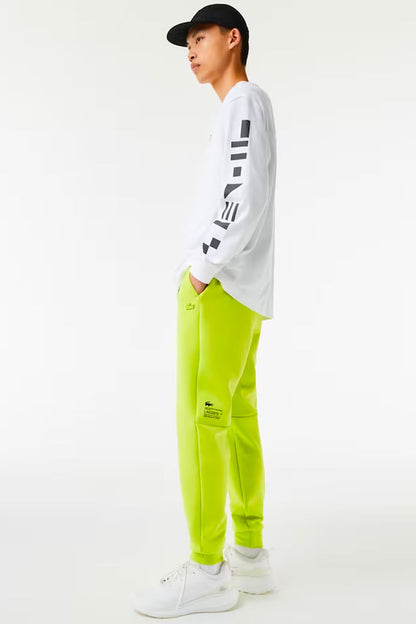 Men's Reflective Print Joggers Lime