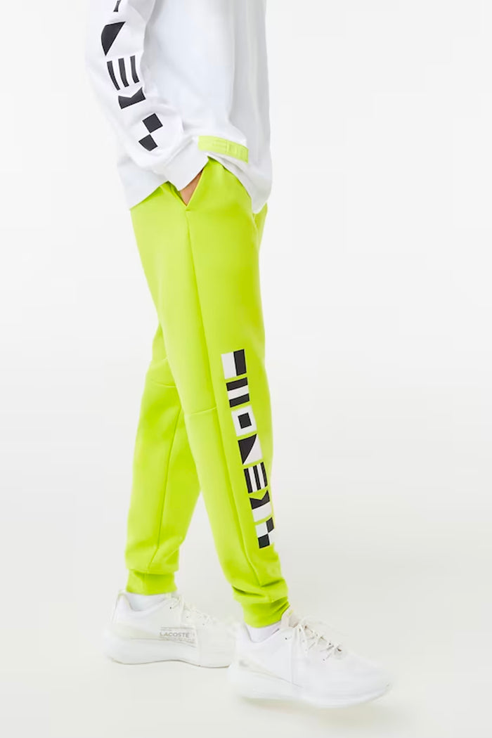 Men's Reflective Print Joggers Lime