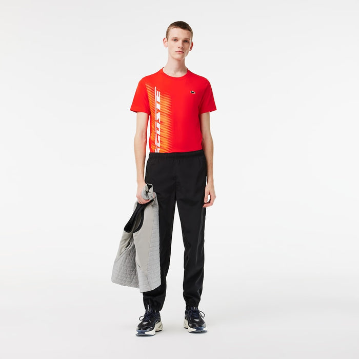 Men’s Sport Regular Fit T-shirt With Contrast Branding Red