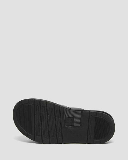 Men's Tate Leather Slide Sandals Black