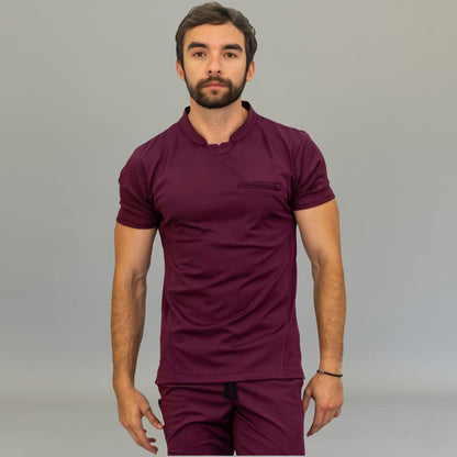 Men's Top 910 Wine Super Stretch, Scrubs 910