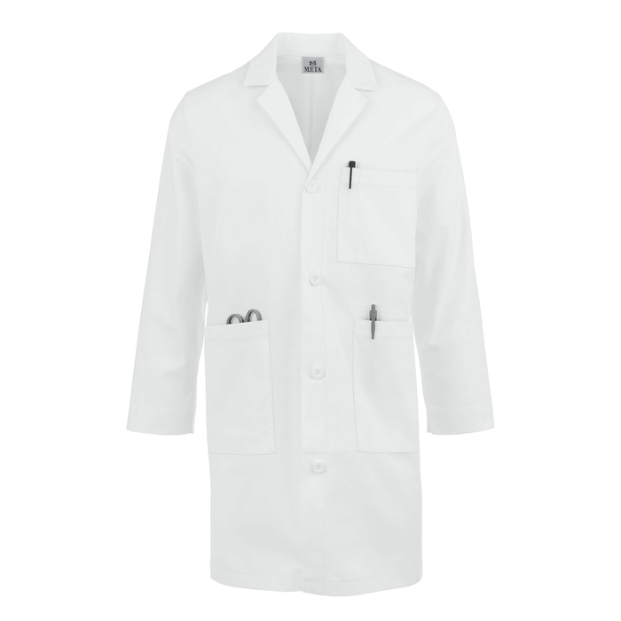 META Labwear 38" Men's Lab Coat - 1963
