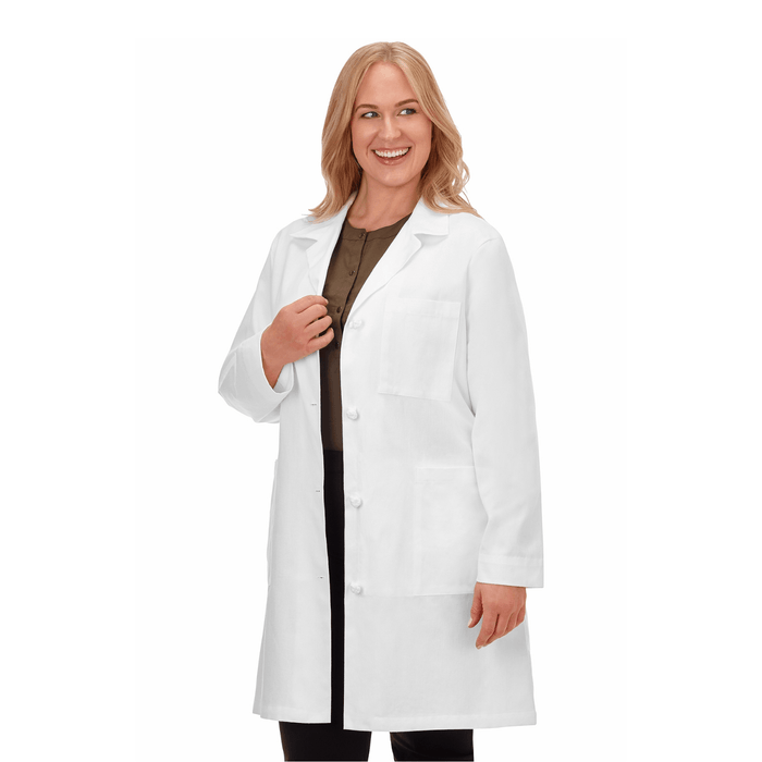 META Labwear 38" Women's Knot Button iPad Lab Coat - 763