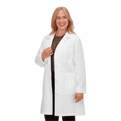 META Labwear 38" Women's Knot Button iPad Lab Coat - 763