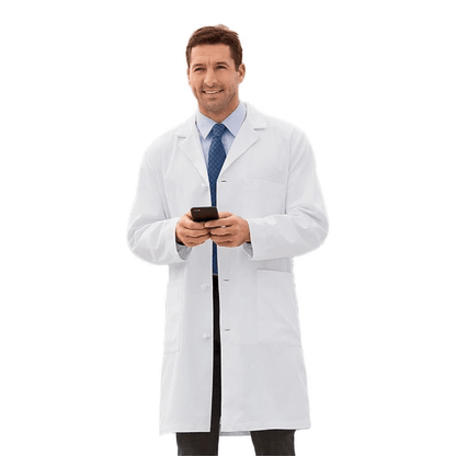 META Labwear 40" Men's Knot Button iPad Lab Coat - 762