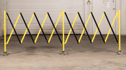Metal Expandable Barricade, 16 Ft. and 11 Ft - Trafford Industrial - Crowd Control Warehouse