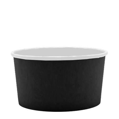 Microwavable Black Round Deli Bowls
