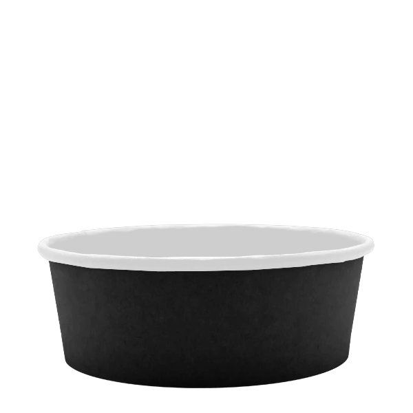 Microwavable Black Round Deli Bowls