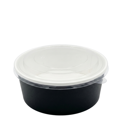 Microwavable Black Round Deli Bowls