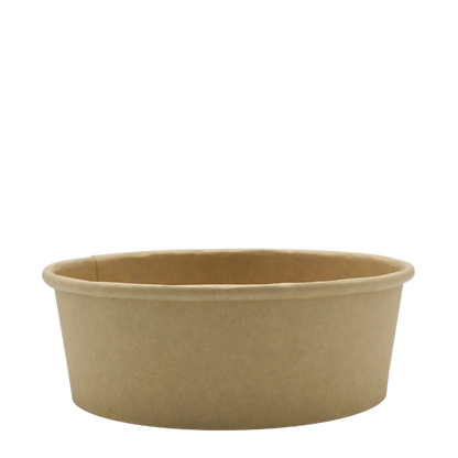 Go Pak Takeaway Box Microwavable Kraft Round Deli Bowls