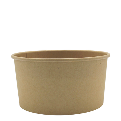 Go Pak Takeaway Box Microwavable Kraft Round Deli Bowls