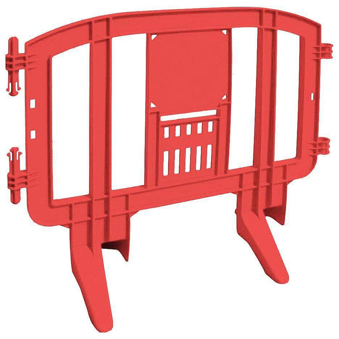 Minit Interlocking Plastic Pedestrian Barricade, 4 Ft.