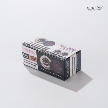 Miss Rose Gel Eyeliner - 2 color set Black and Brown | Miss Rose Com Pk | Official Store In Pakistan | 100% Authentic Makeup Products